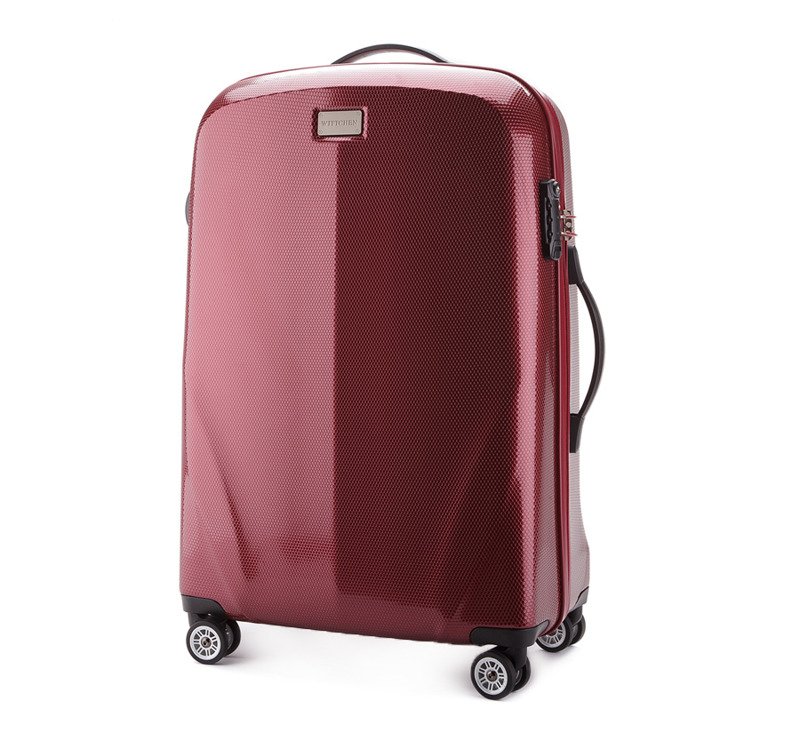 Średnia walizka WITTCHEN 56-3P-572 bordowa