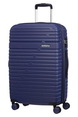 Średnia walizka AMERICAN TOURISTER 61G granatowa AERO RACER