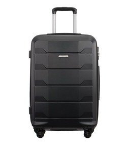 Średnia walizka PUCCINI ABS012 B Milan czarna 
