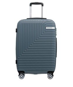 Średnia walizka PUCCINI ABS014 B Florence niebieska
