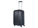 Średnia walizka MARCH 0044-21-63 czarno-różowa RIBBON